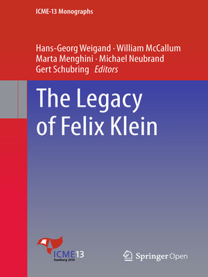 cover image of The Legacy of Felix Klein